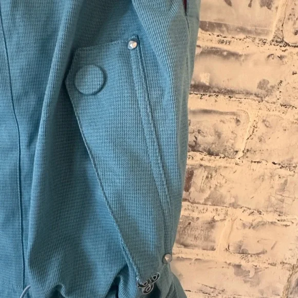 Oakley | Gretchen Bleiler Aqua Blue Faux Fur Hood Snowboard Ski Jacket +… - Picture 6 of 13